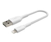 BELKIN Kabel Braided USB- Lightning 15cm biały CAA002bt0MWH - 711636 - zdjęcie 4